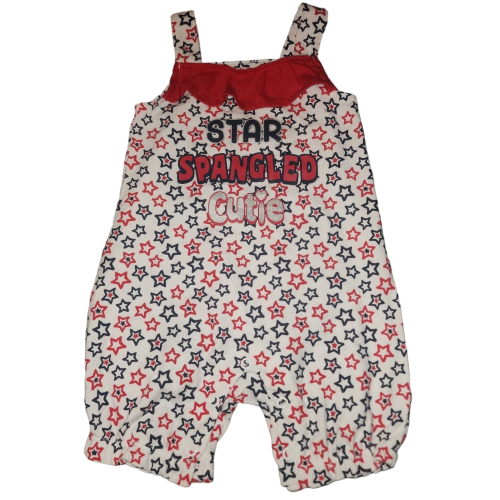 Celebrate! Stars and stripes jumper- girls 6/9M